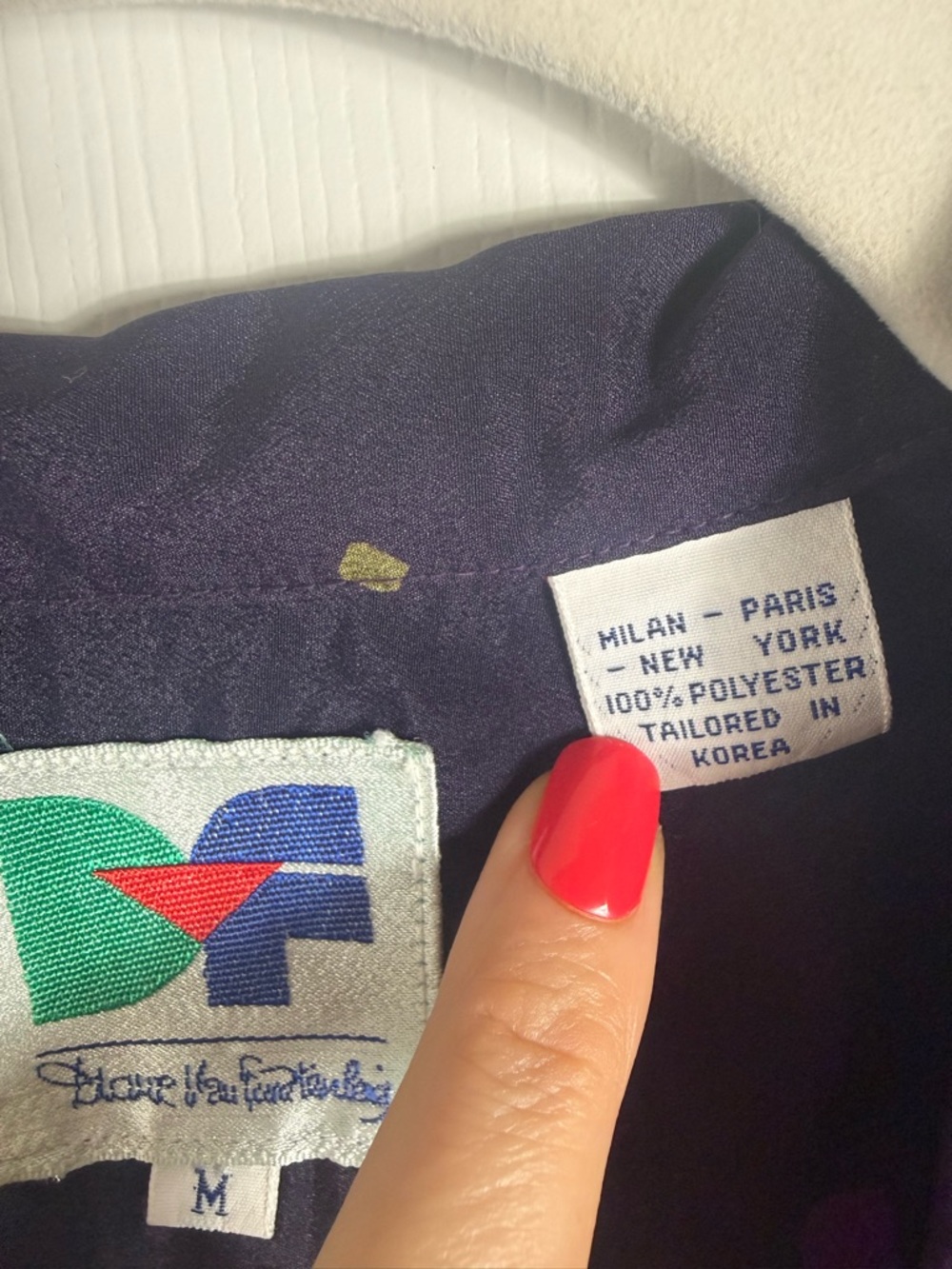 Vintage Diane Von Furstenberg plum color - Picture 8 of 11
